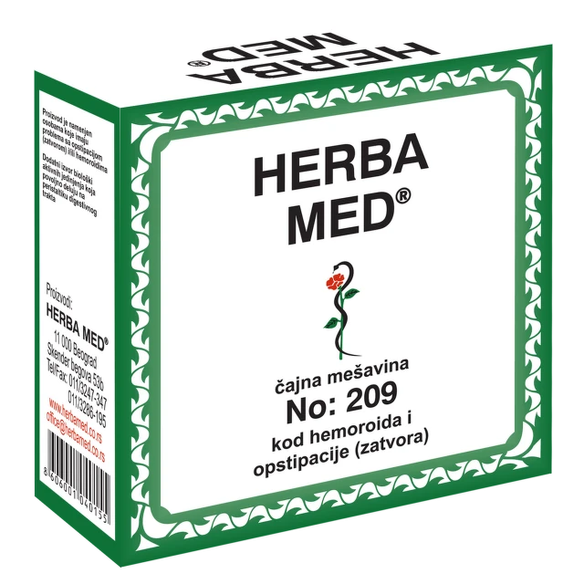 HERBA MED Čaj No. 209, 100 g