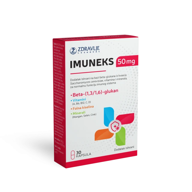 Imuneks 50 mg, 30 kapsula