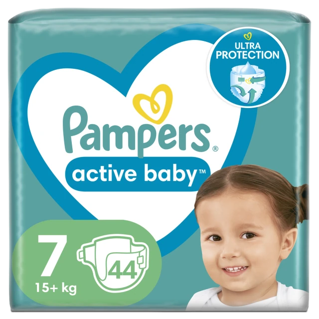 Pampers Active Jumbo 7 extra large 44 komada