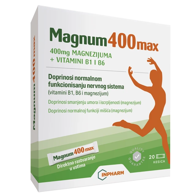 Magnum 400 Max, 20 kesica