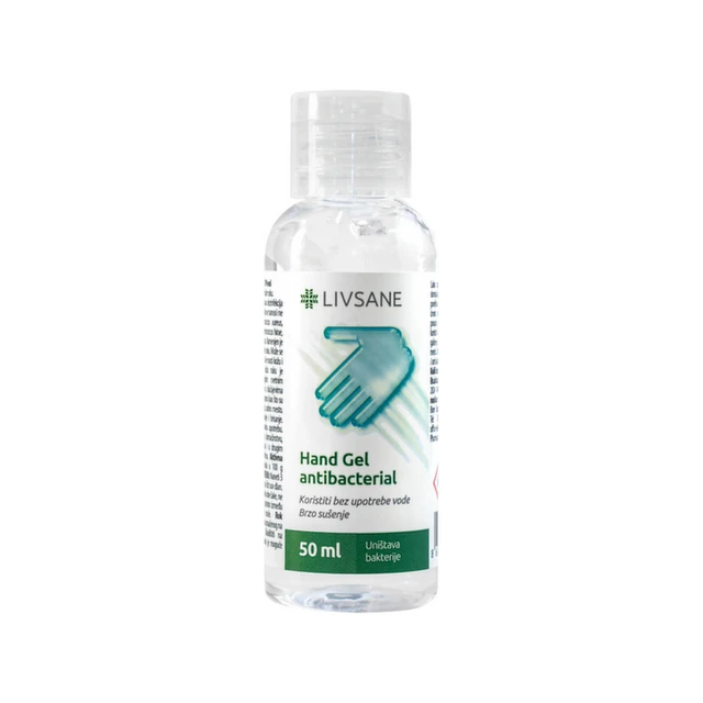LIVSANE antibakterijski gel za ruke, 50 ml