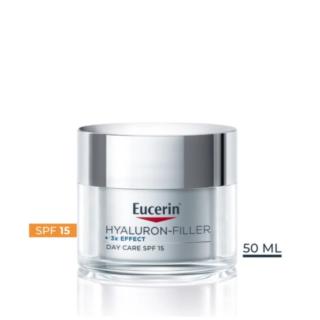Eucerin Hyaluron-Filler Dnevna krema za suvu kožu SPF 15, 50 ml