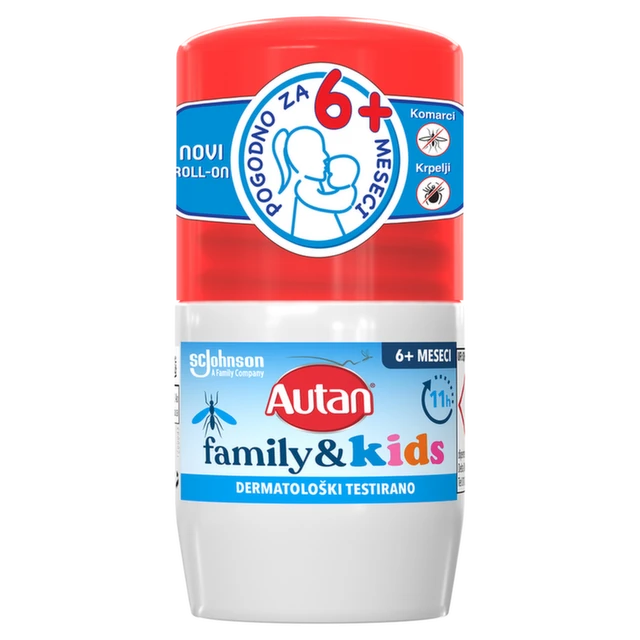 Autan Insekticid Family & Kids Roll on, 50 ml