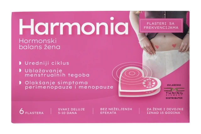 Harmonia Flasteri sa frekvencijama za balans hormonskog sistema žena, 6 komada