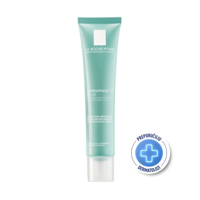 La Roche-Posay Hydraphase HA Rich 72 h hidratantna nega za punoću i sjaj kože, 40 ml