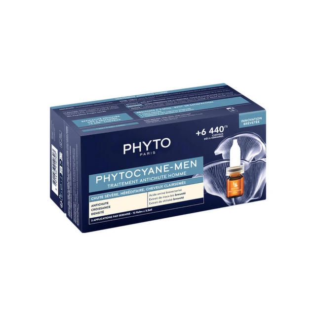 Phytocyane Men Tretman protiv opadanja kose za muškarce, 12 x 3,5 ml