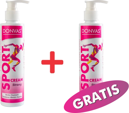 DONVAS® SPORT cream strong, 200ml (paket 1+1 gratis)