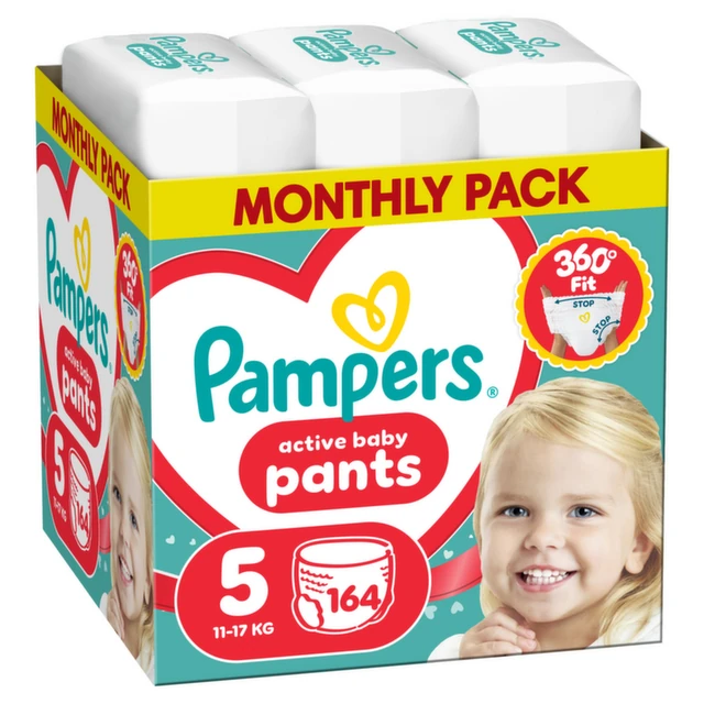 Pampers Pants pelene 5, 164 komada