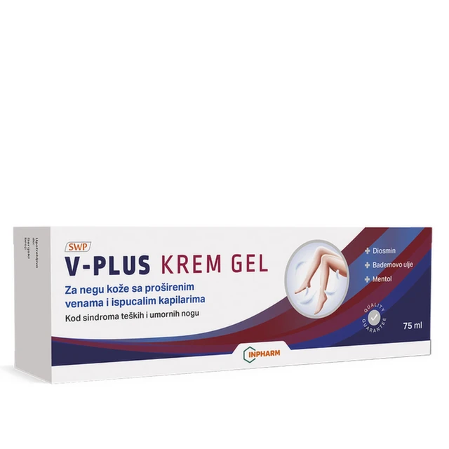 V - Plus krem gel kod problema sa cirkulacijom, 75 ml