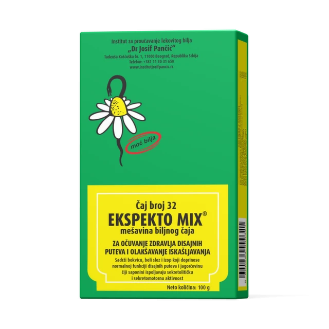 Čaj broj 32 Ekspekto Mix mešavina za olakšavanje iskašljavanja, 100 g
