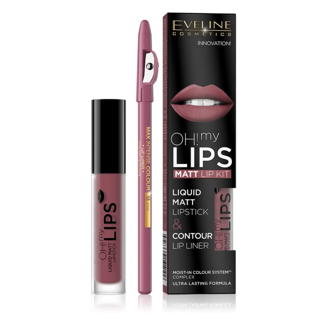 Eveline OH My Lips Liquid Matt Lipstik&Lip Liner 06