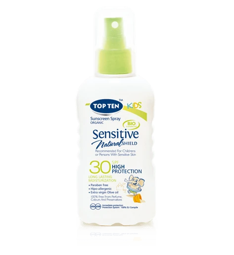 Top Ten Kids Sensitiv bio tuba SPF 30 180 ml