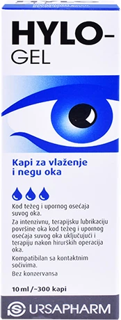 Hylo-Gel Kapi za oči, 10 ml