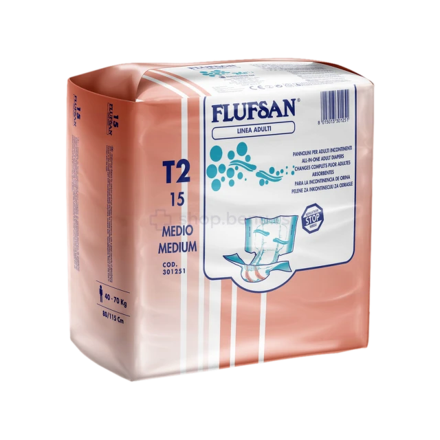 Flufsan super noćne pelene M velicina 15 komada