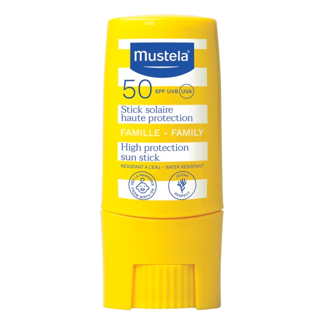 Mustela Sun stik sa visokom UV zaštitom SPF 50+, 9 ml