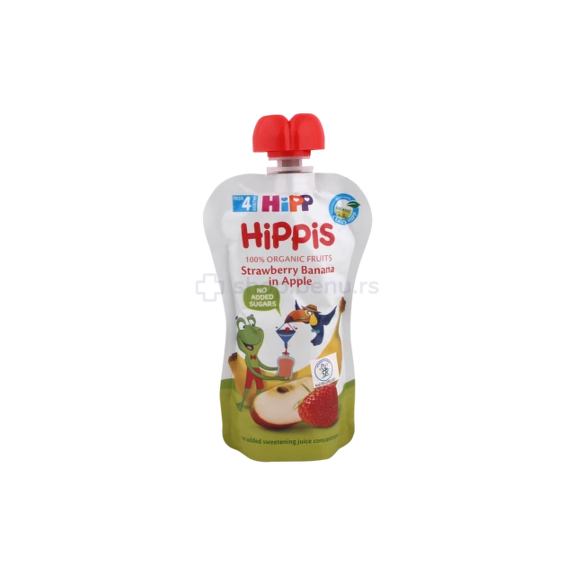 Hipp kašica jagoda, banana i jabuka 100 g