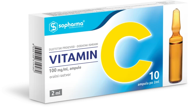 Vitamin C 200 mg 10 ampula za oralnu primenu