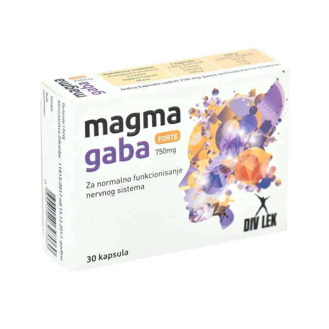 Magma gaba forte 750 mg 30 kapsula