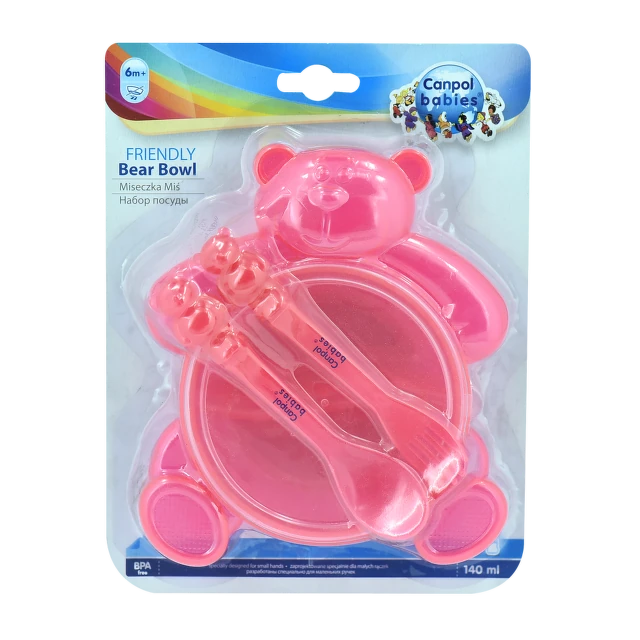 Canpol set Happy Bear 140 ml