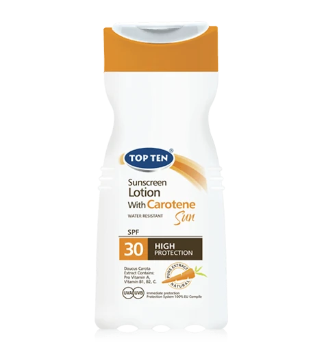 Top Ten Carotene Sun Losion SPF 30 200 ml