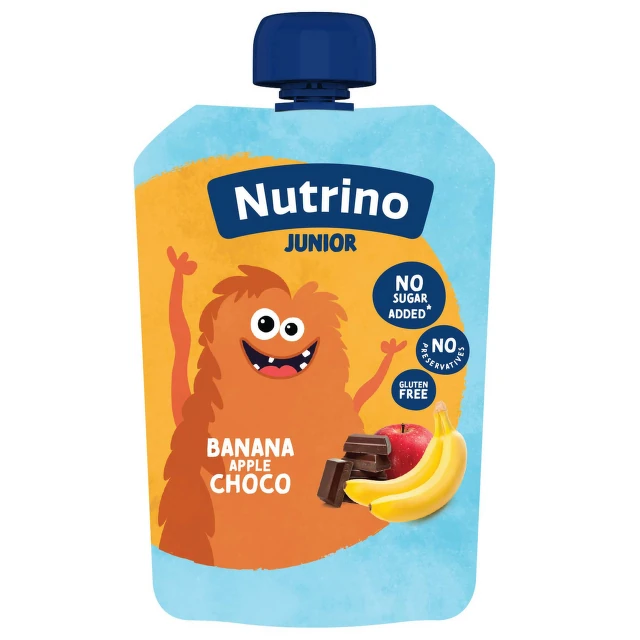Nutrino junior pire Banana, jabuka i čokolada, 100 g