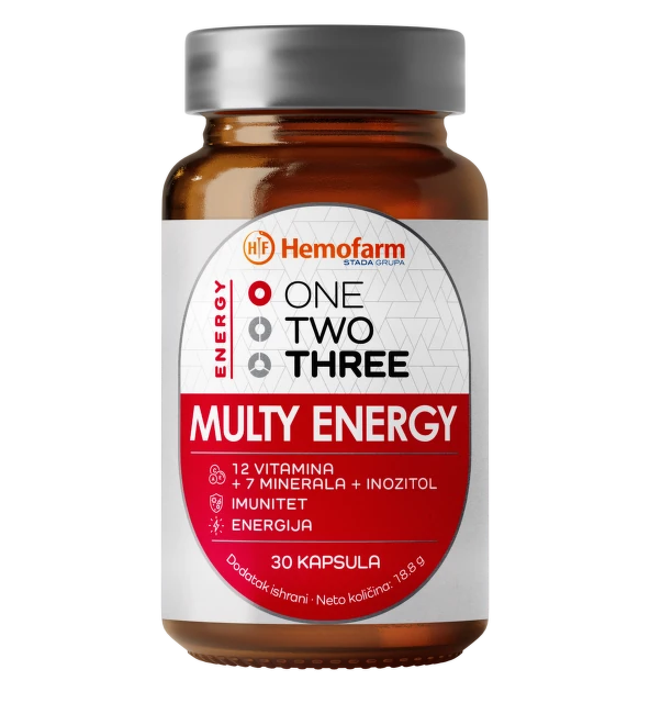 One Two Three Multy Energy, 30 kapsula