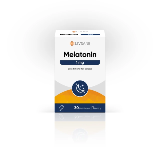 LIVSANE Melatonin 1 mg, 30 tableta