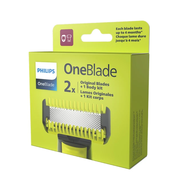 Philips OneBlade dopunski komplet za lice i telo QP620/50