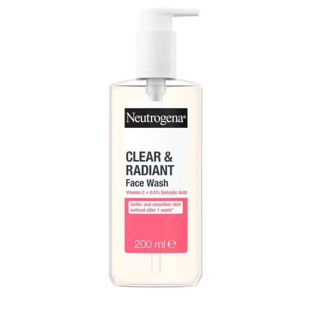 Neutrogena Clear & Radiant Gel za umivanje, 200 ml
