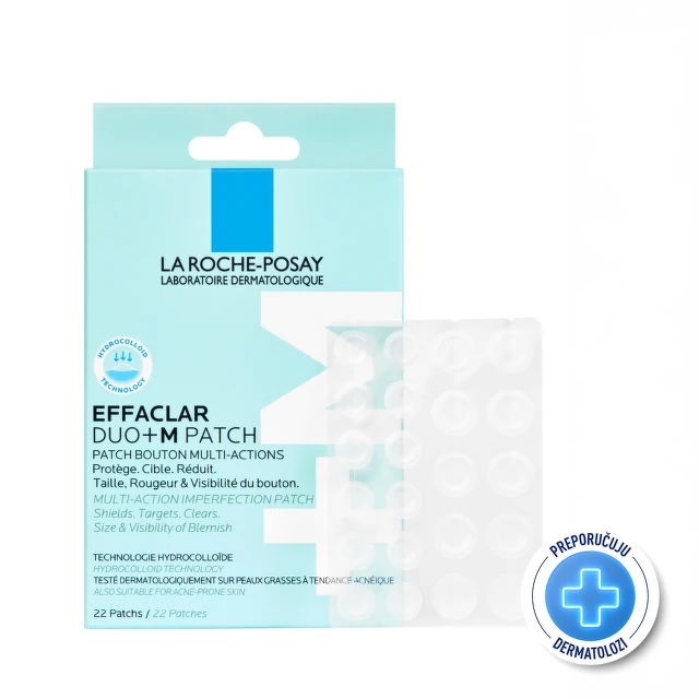 La Roche-Posay Effaclar Duo+M Višenamenski flasteri protiv nepravilnosti, 22 flastera