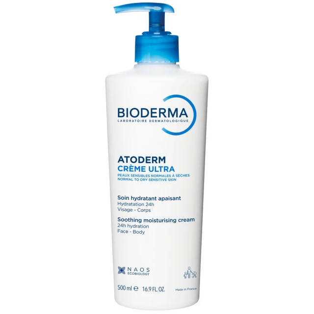 Bioderma Atoderm Crème Ultra, Ultrahranljiva, hidratantna krema za telo, 500ml