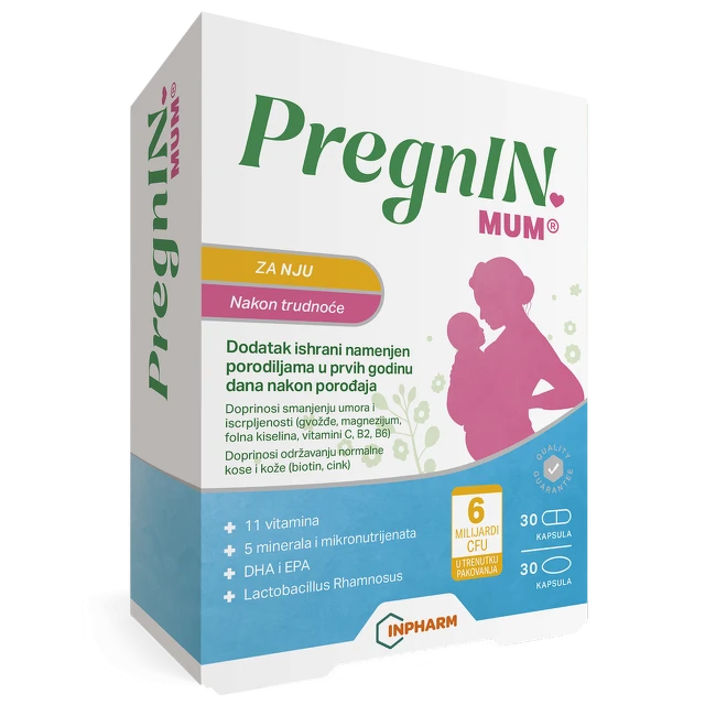PregnIN mum nakon trudnoće, 30+ 30 kapsula