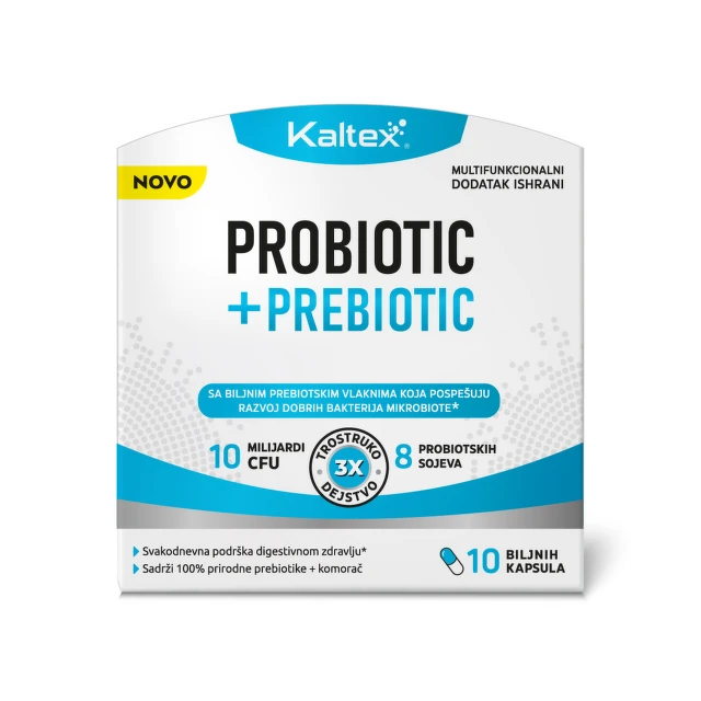 Kaltex Probiotic + Prebiotic, 10 kapsula