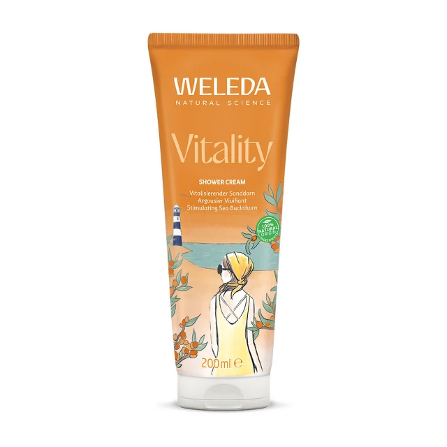 Weleda Vitality Pasji trn Gel za tuširanje, 200 ml