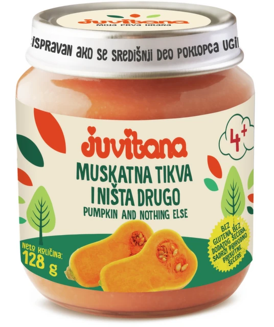 Juvitana Kašica od muskatne tikve 128g
