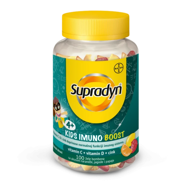 Supradyn Kids Imuno Boost, 100 žele bombona