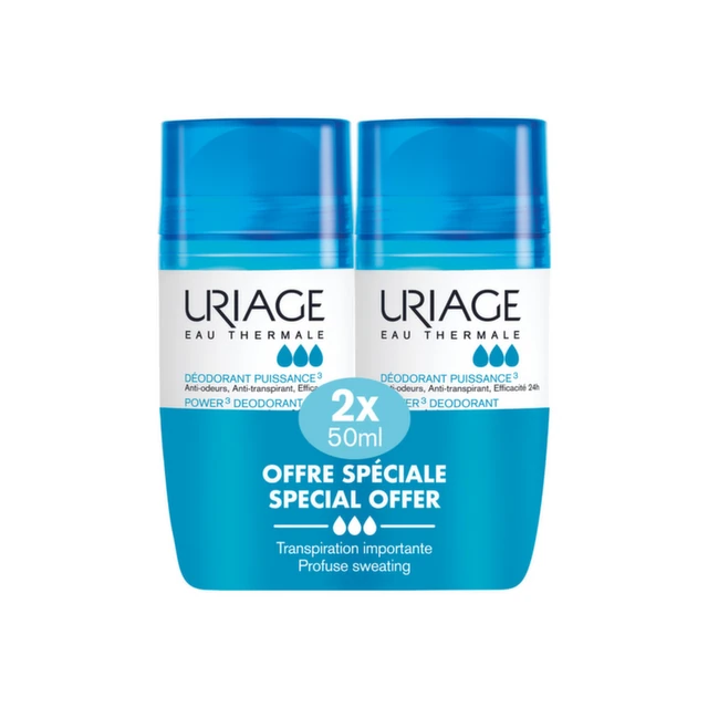 Uriage Roll-On dezodorans, 2 x 50 ml PROMO