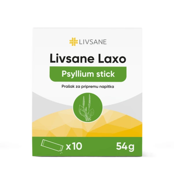 LIVSANE Laxo Psyllium stick, 10 kesica