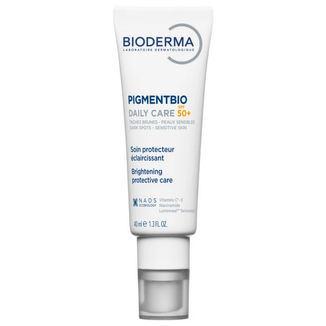 Bioderma Pigmentbio Daily care SPF 50+, Korektivna krema za blistavi ten, 40ml