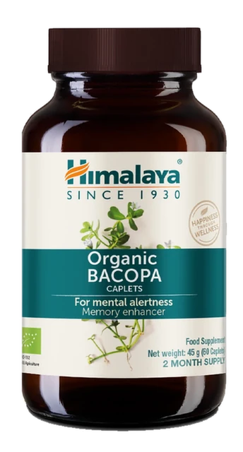 Himalaya Bacopa Organic, 60 kapleta