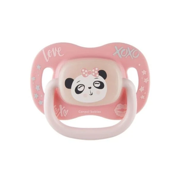 Canpol Babies Silikonska varalica 6-18m panda, 1 komad