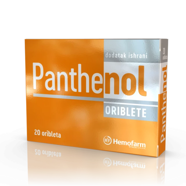 Panthenol oriblete, 20 oribleta