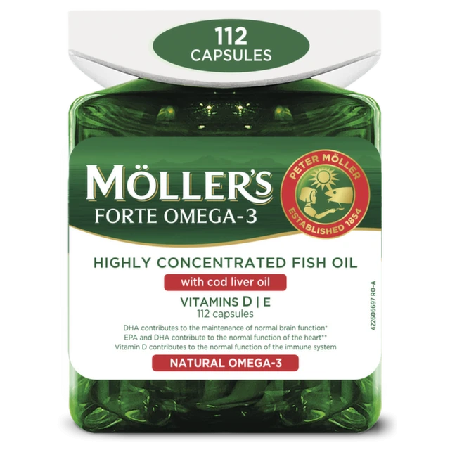 Moller's Forte Omega-3, 112 kapsula