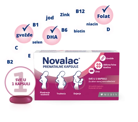 Novalac Prenatalne kapsule, 30 komada