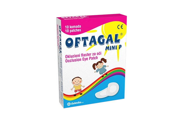 Oftagal mini P flaster za oči 10 komada