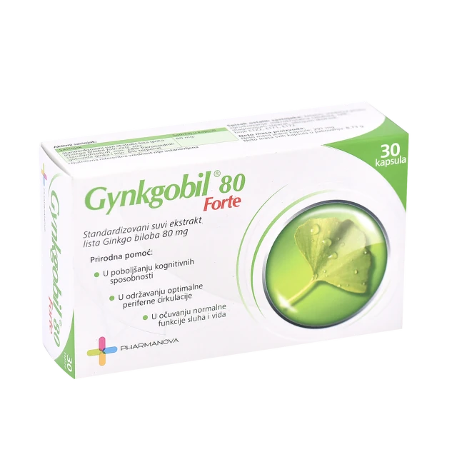 Gynkobil forte 80 mg 30 kapsula