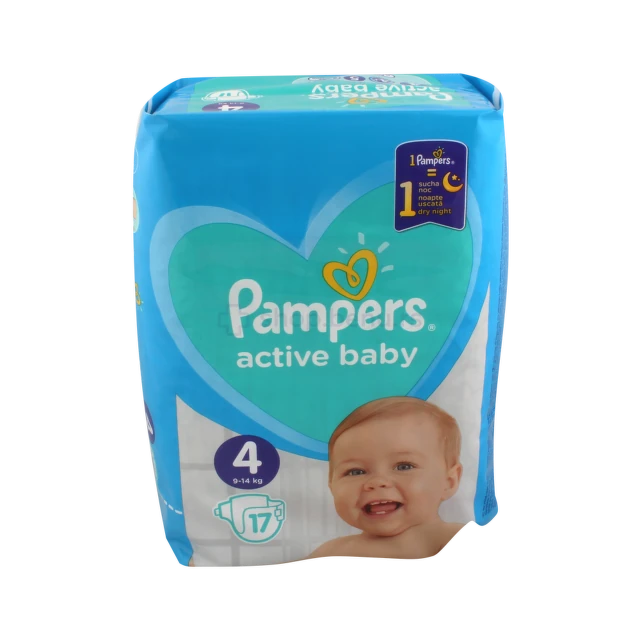 Pampers Active 4 maxi 17 komada