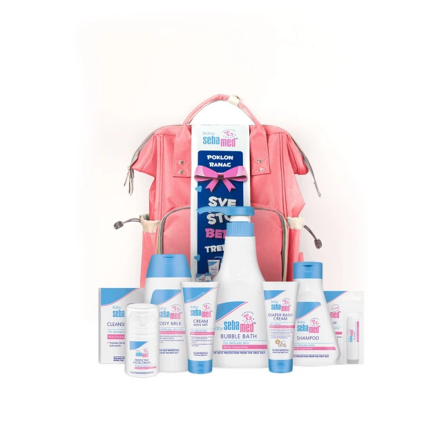 Sebamed Baby Torba sa proizvodima roze