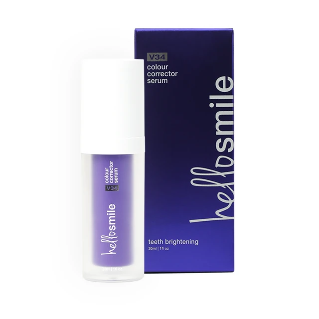 Hello Smile V34 Colour Corrector Serum za izbeljivanje zuba, 30 ml