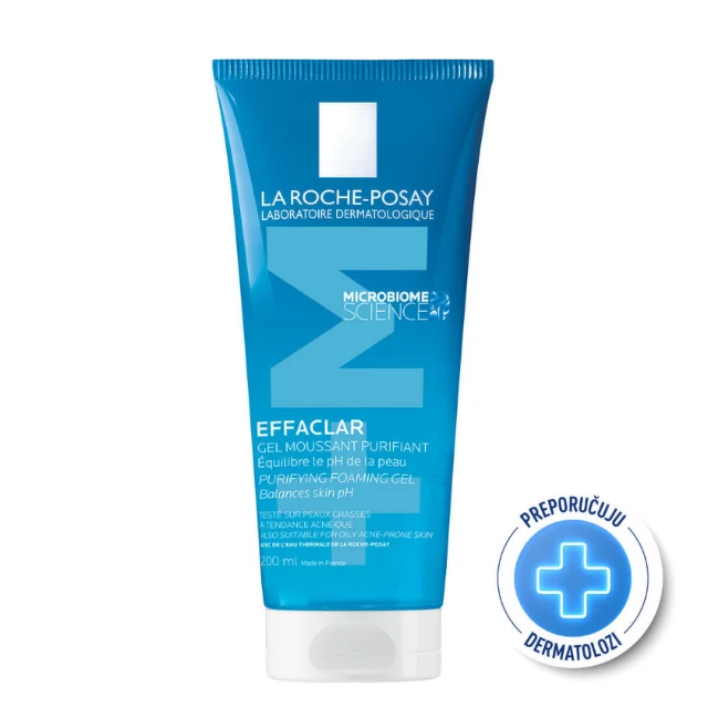 La Roche-Posay Effaclar Penušavi gel za masnu kožu, 200 ml
